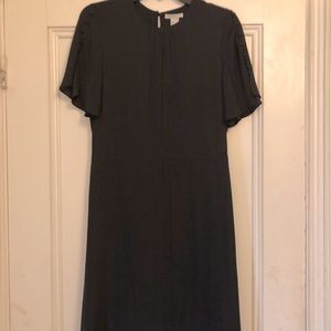 Dress, navy/pinkish polka dots